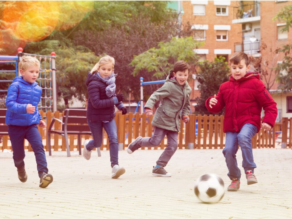 kids playing football 3